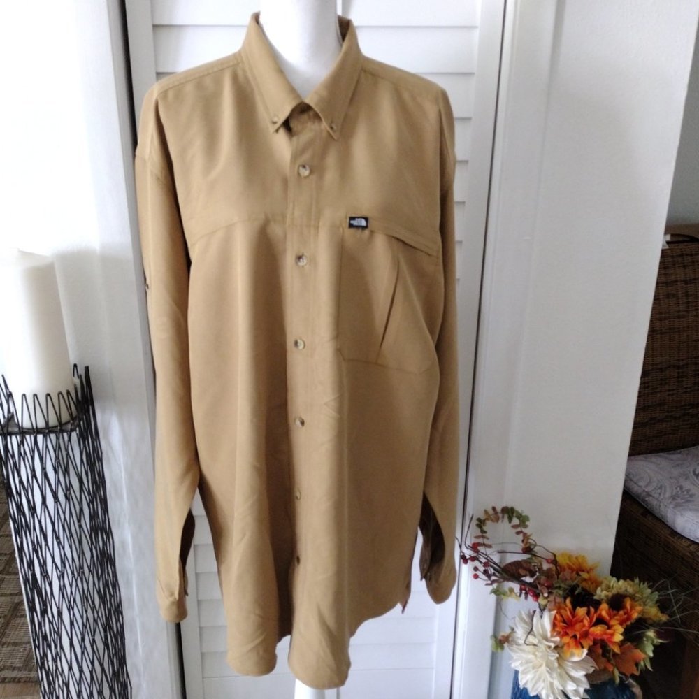 The North‎ Face Men's button-down First Trail UPF Long Sleeve Shirt XL